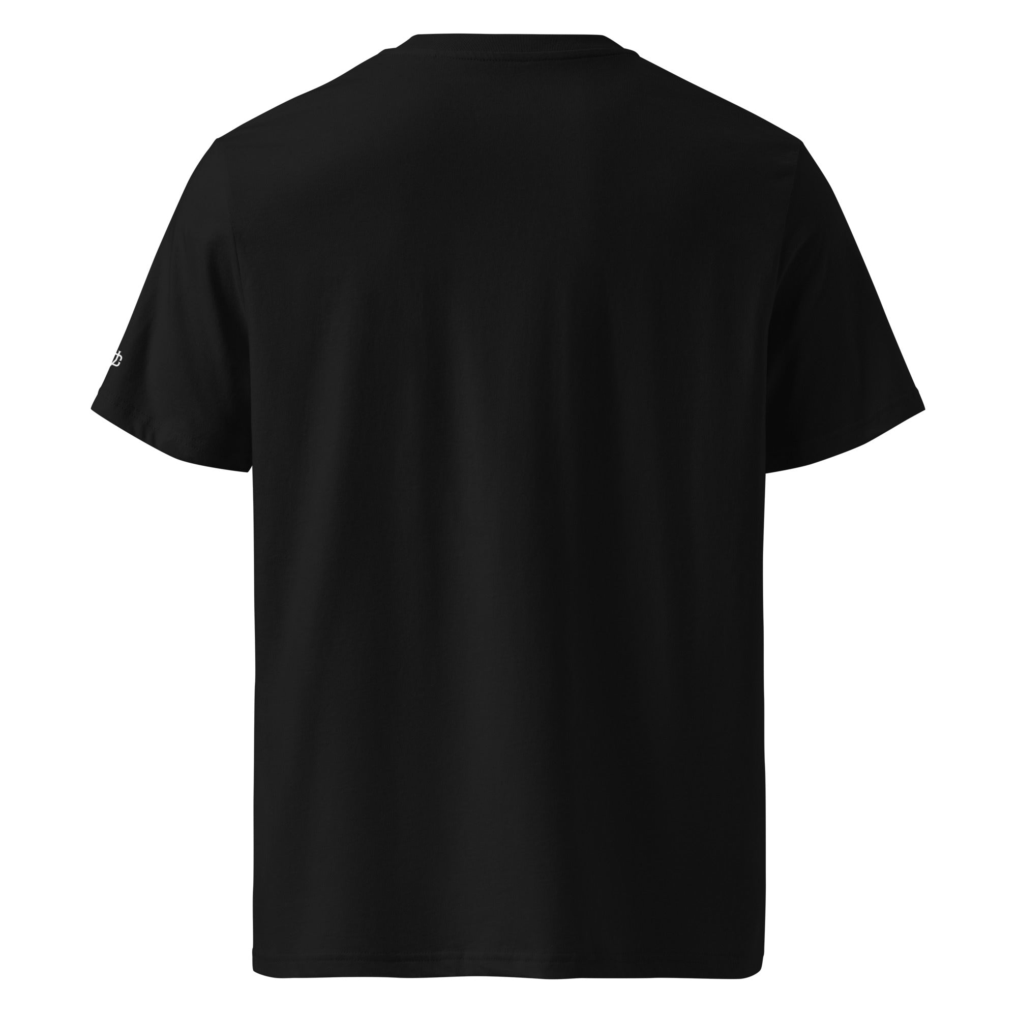 CALVERO® Signature Label T-Shirt Schwarz – Rückseite ohne Aufdruck, schlichter Premium-Stil.