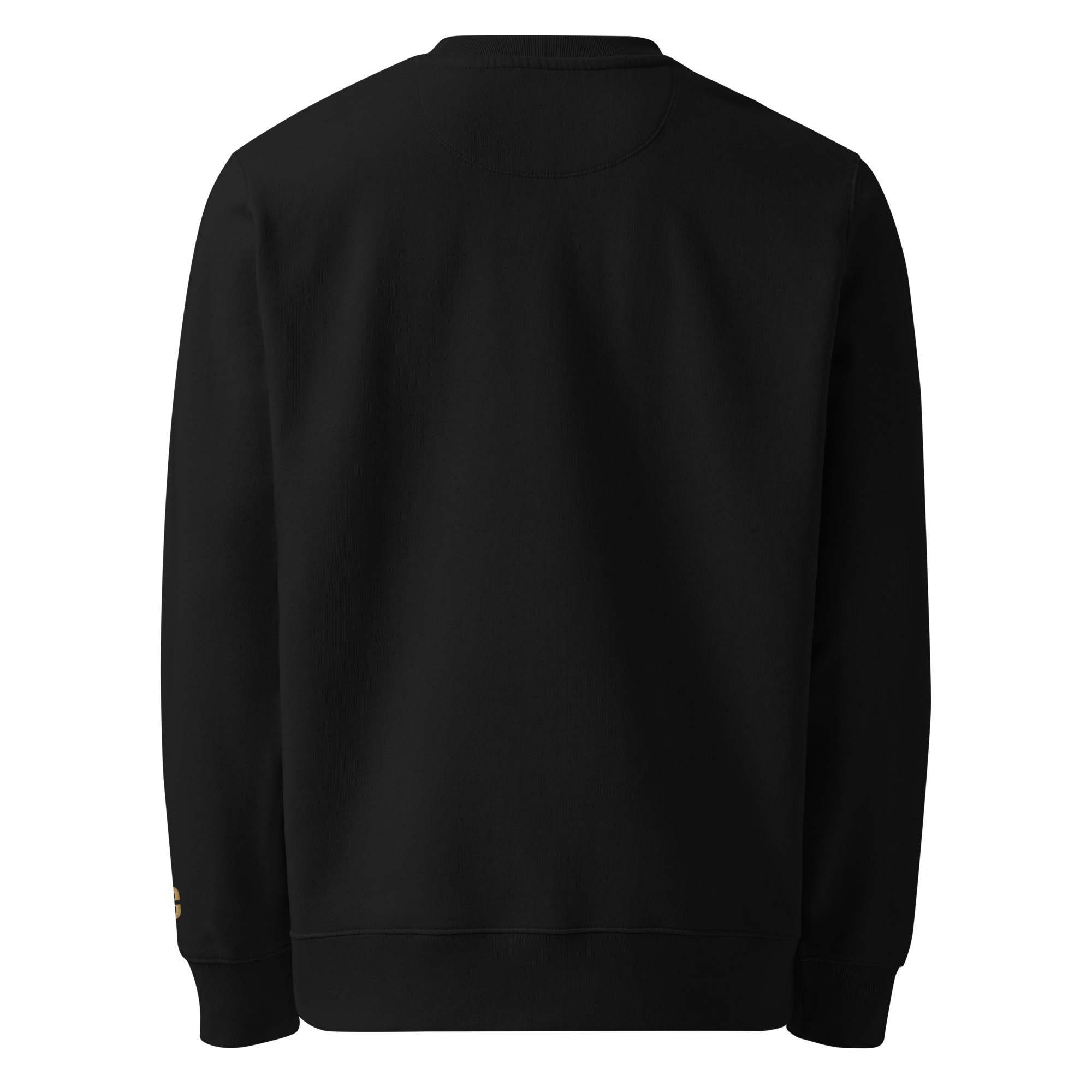 CALVERO® Sweatshirt Black Gold Rückseite in Schwarz ohne Print