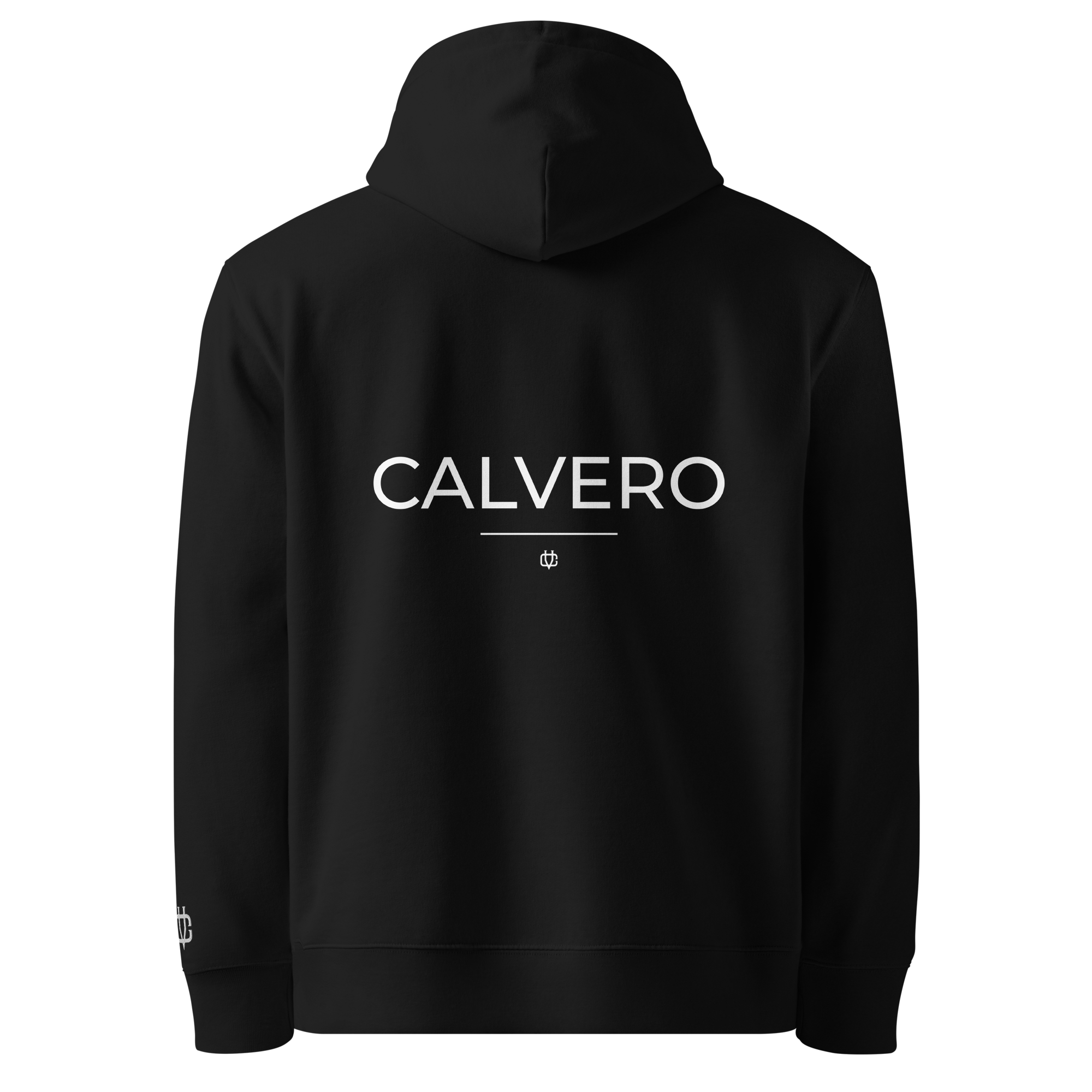 Essential Hoodie Black White