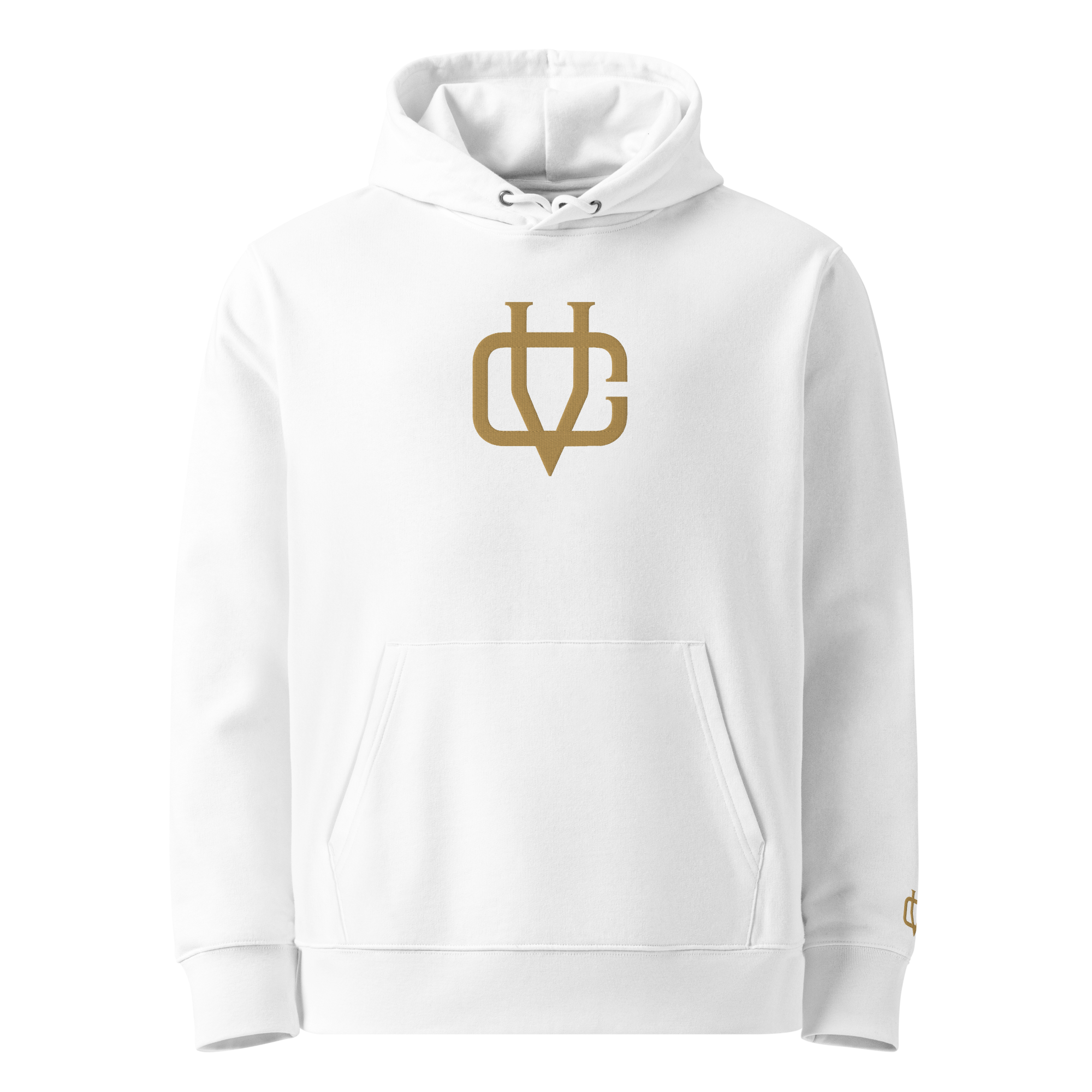 Hoodie White Gold Line