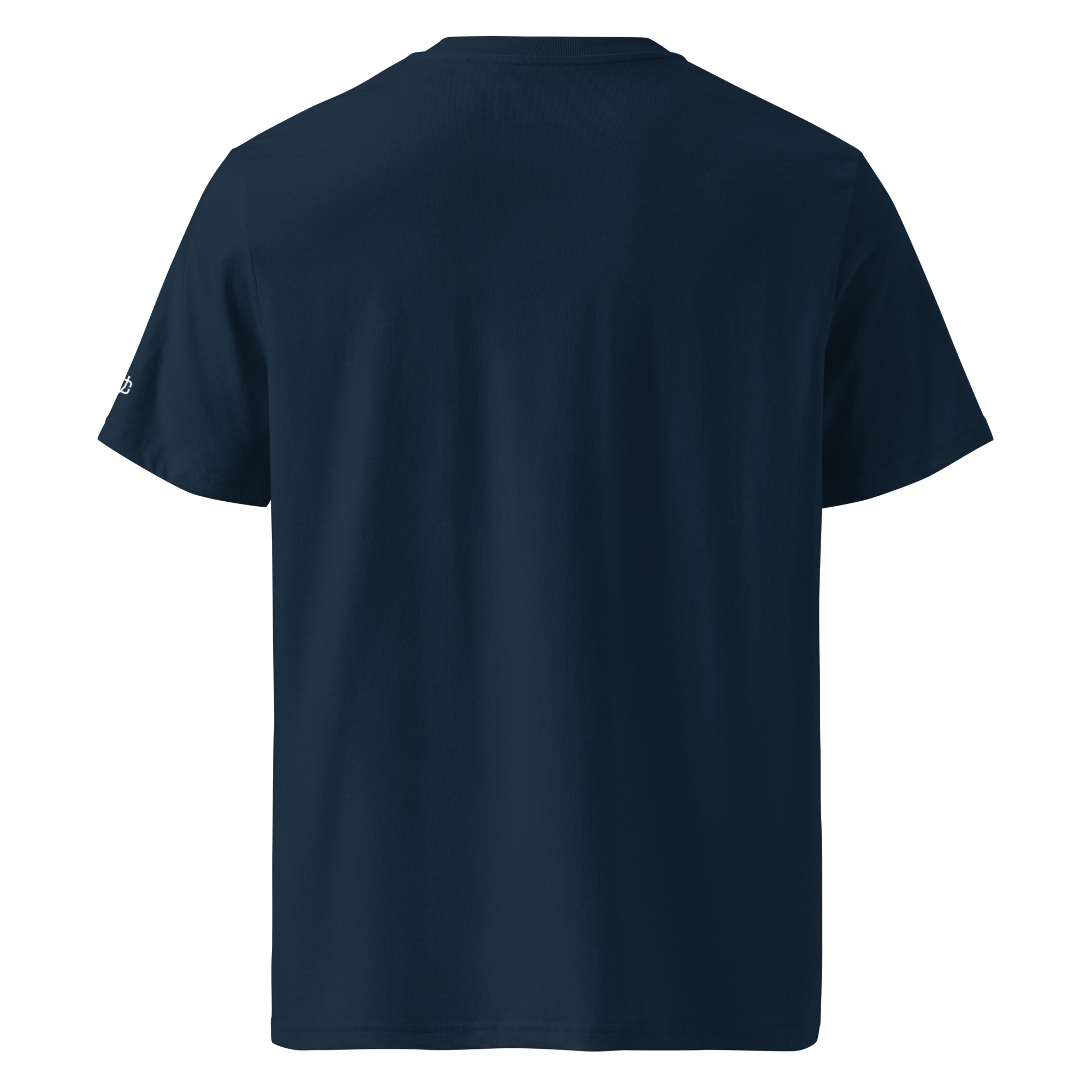 CALVERO® Statement T-Shirt French Navy – Rückseite schlicht ohne Aufdruck, minimalistischer Stil
